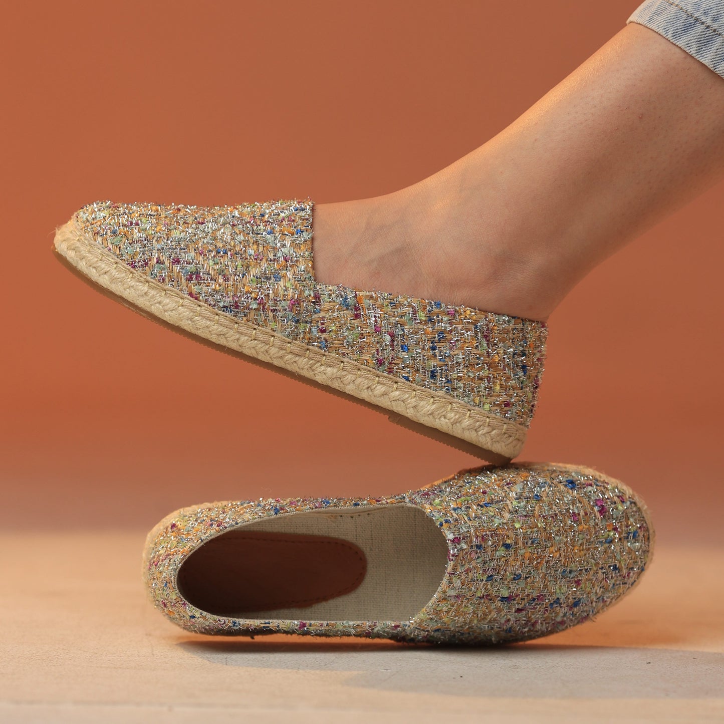 Tweed Luxe Silver