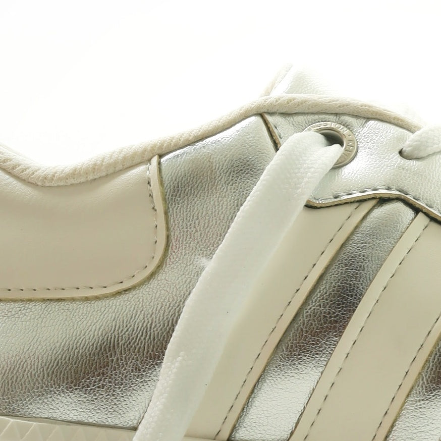 Silver Casual Sneakers