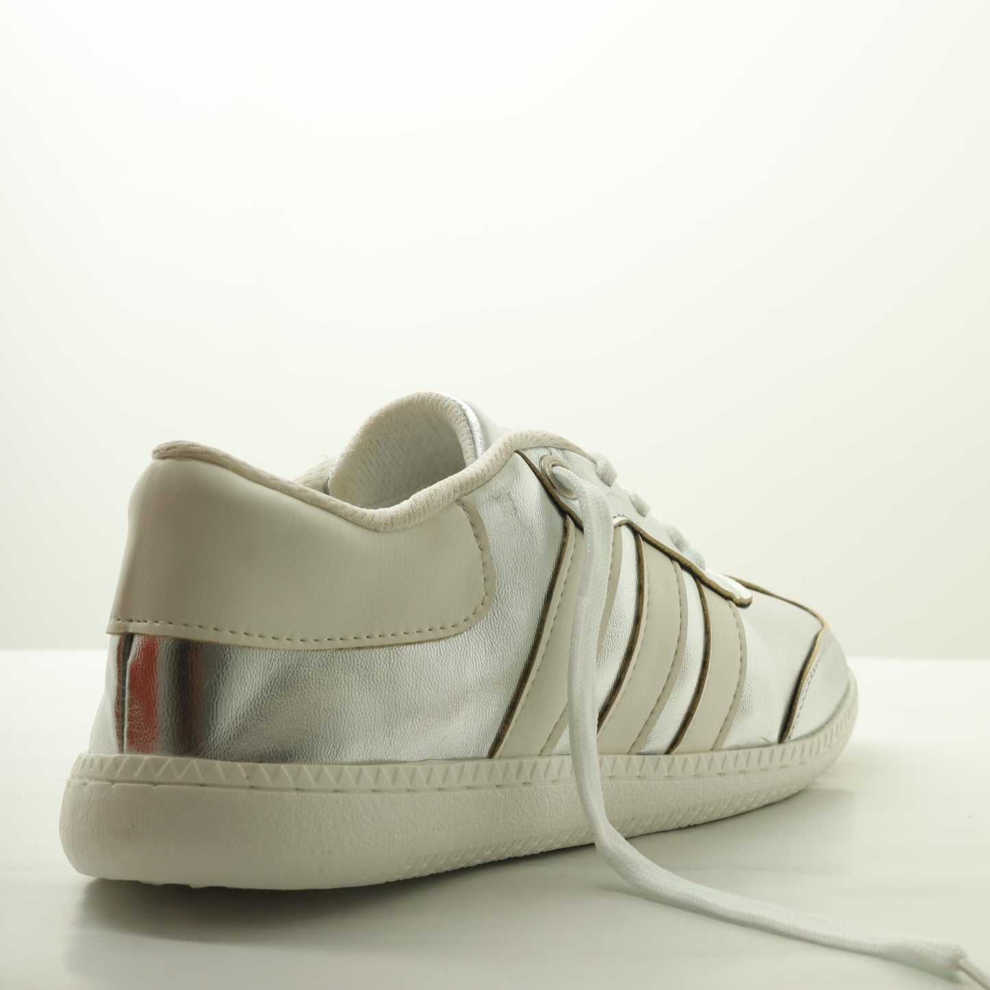 Silver Casual Sneakers