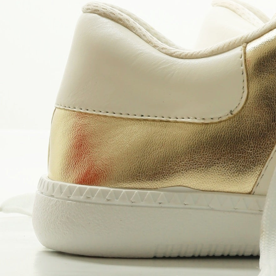 Gold Casual Sneakers