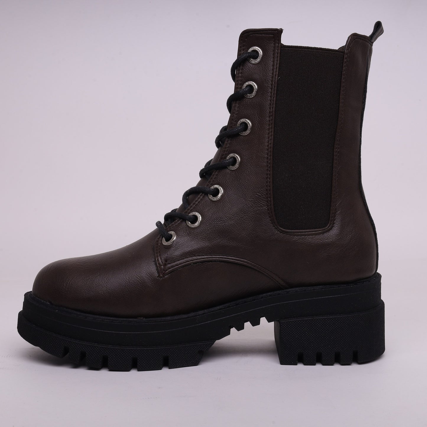 Combat Boots -  Brown