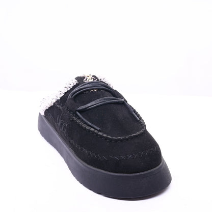 Fur Slipper Black