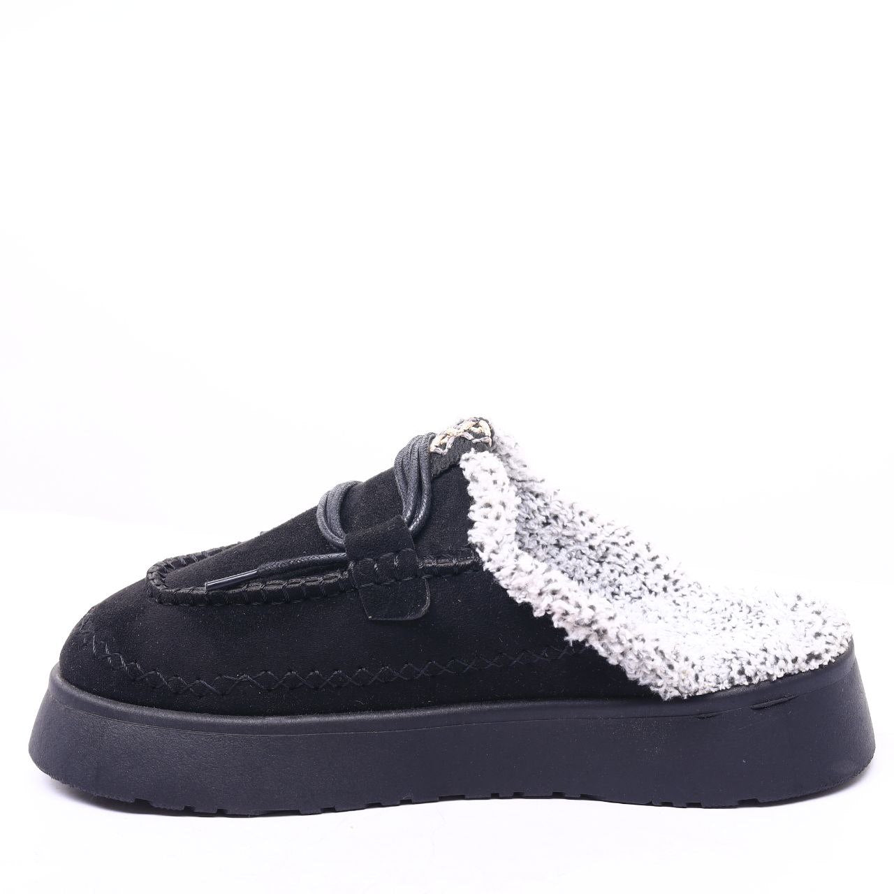 Fur Slipper Black
