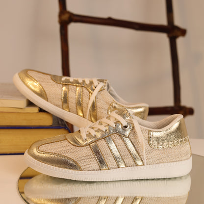 06-Flat Sneaker - golden