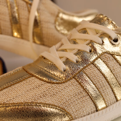 06-Flat Sneaker - golden