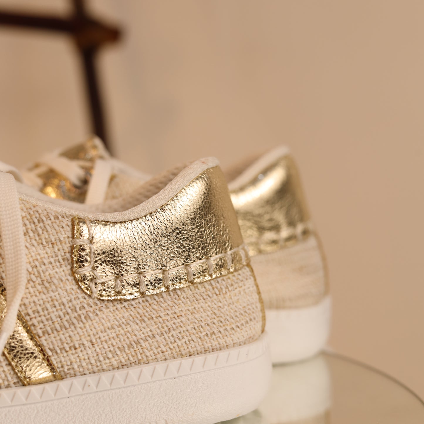 06-Flat Sneaker - golden