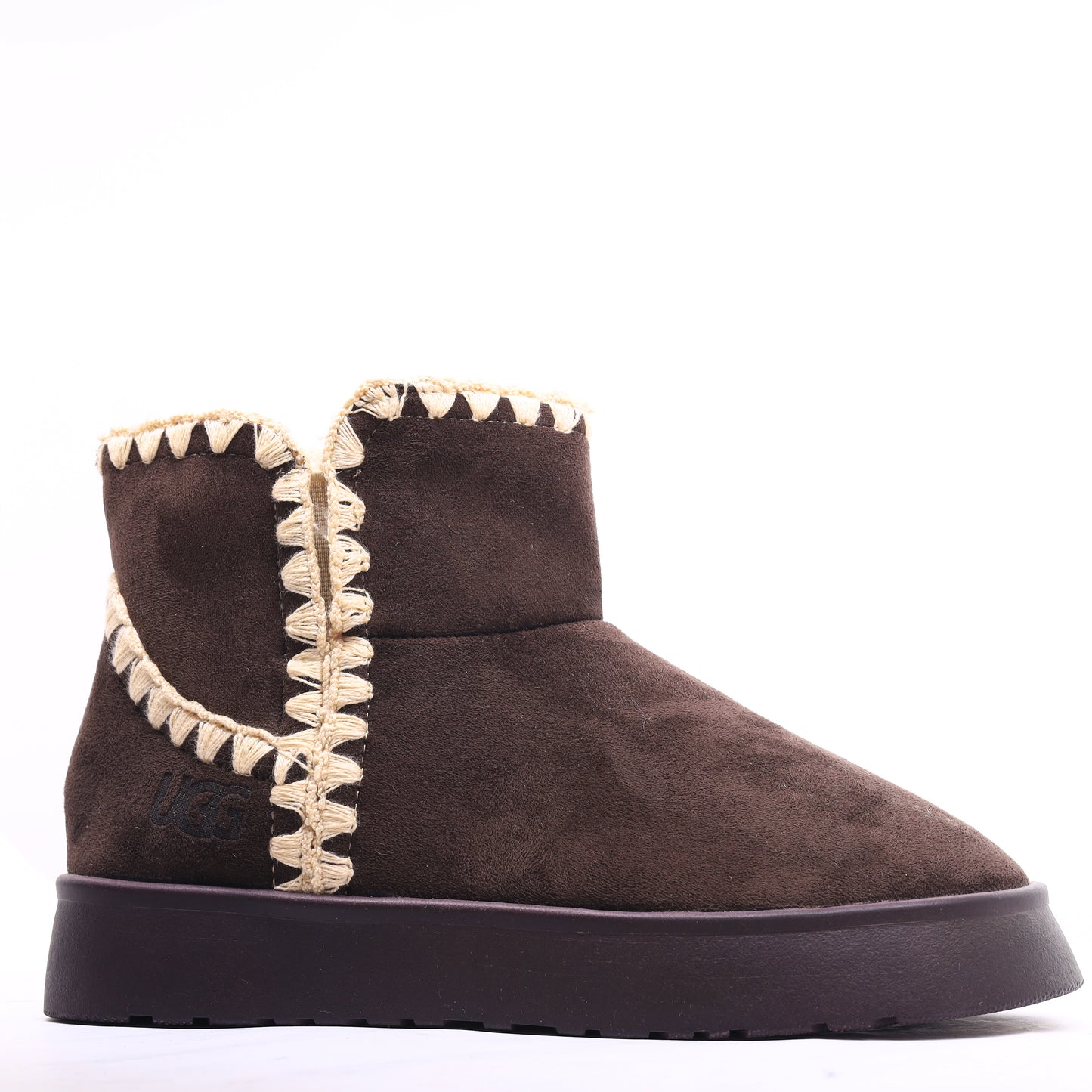 Fur Winter Boots Brown