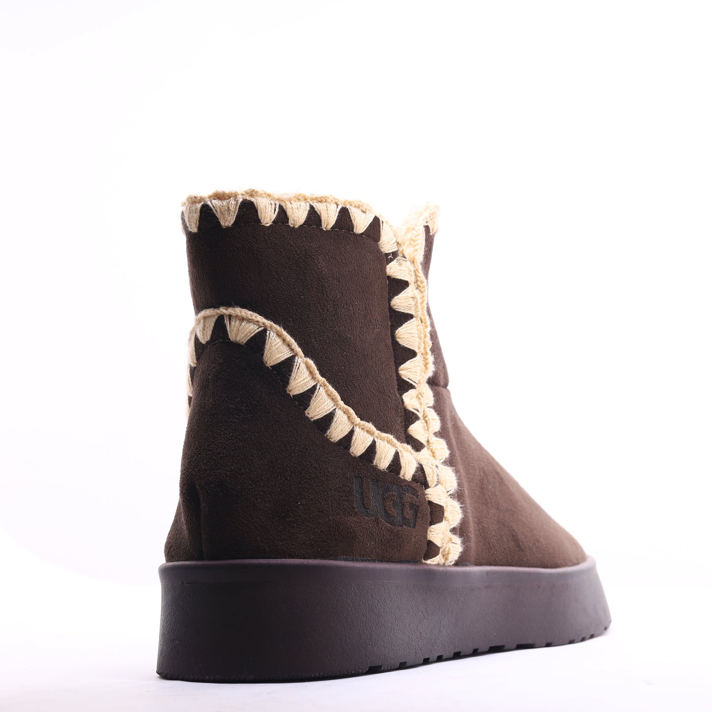 Fur Winter Boots Brown