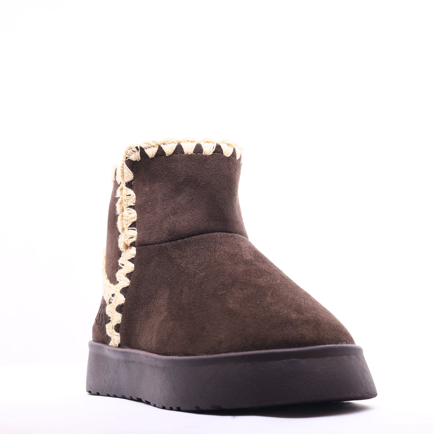 Fur Winter Boots Brown