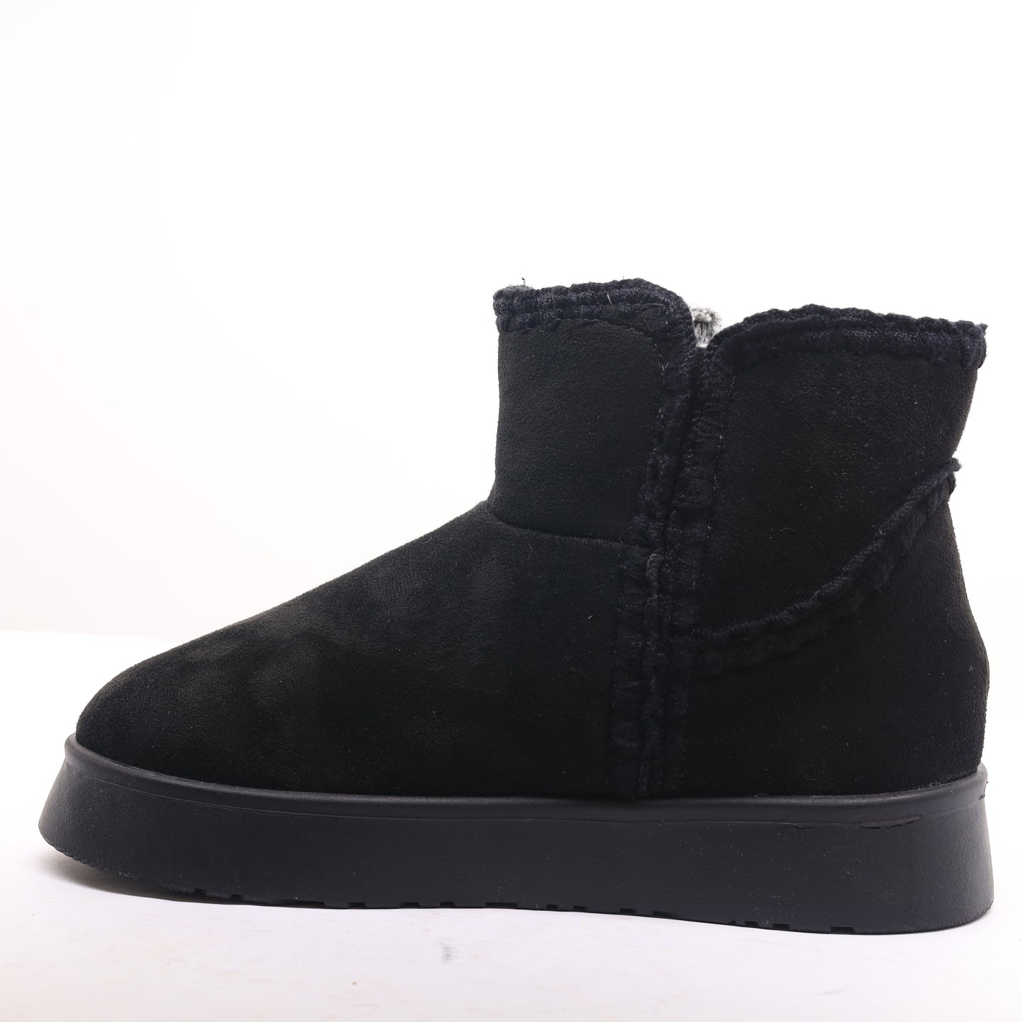 Fur Winter Boots Black