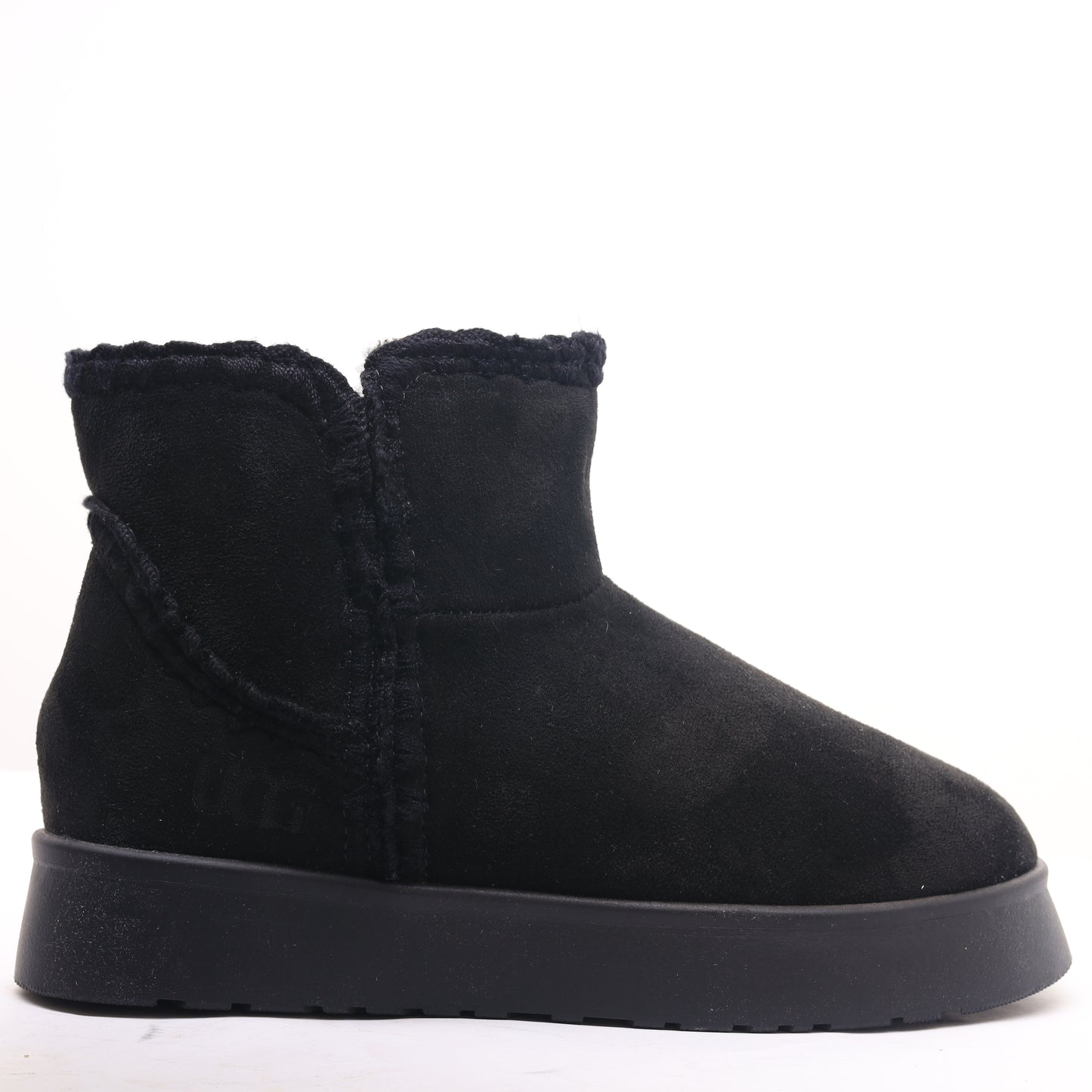 Fur Winter Boots Black