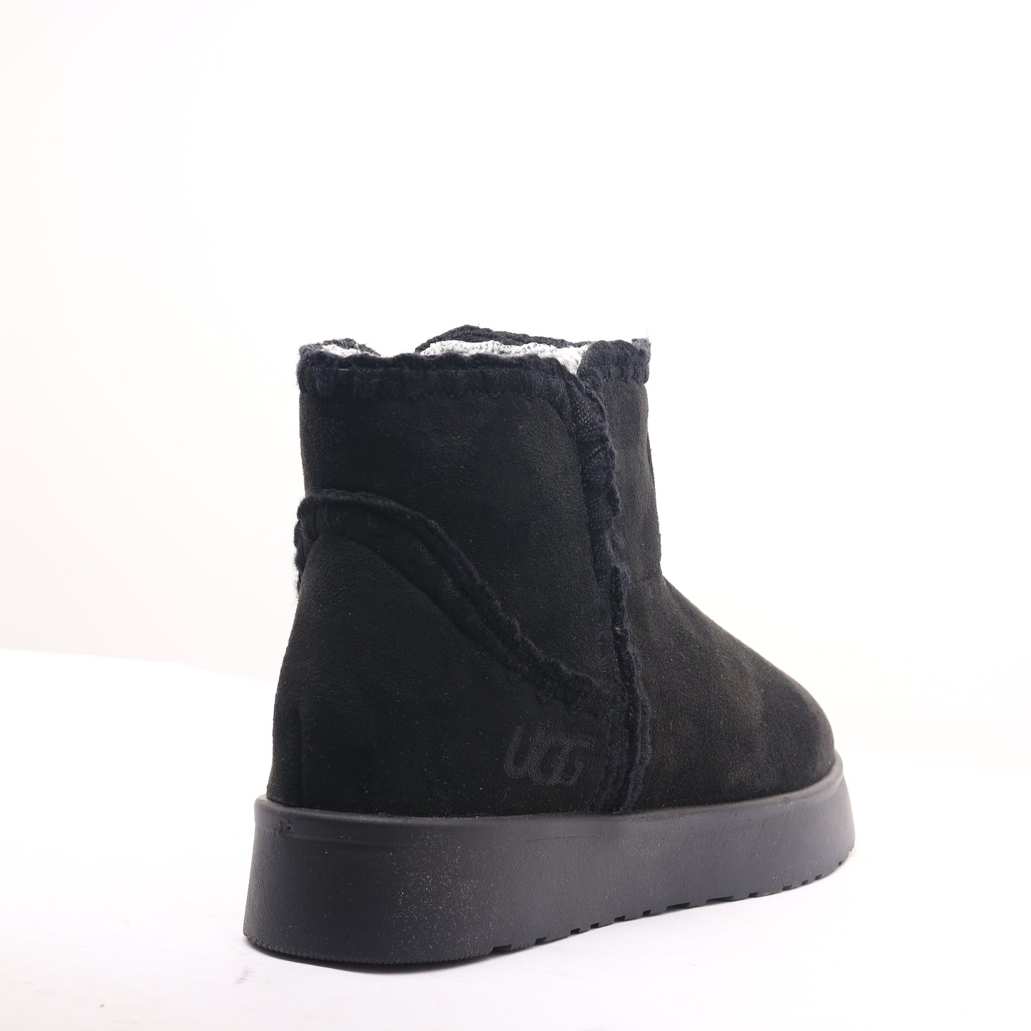 Fur Winter Boots Black