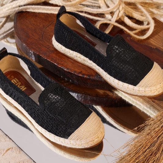Espadrilles Turkish black